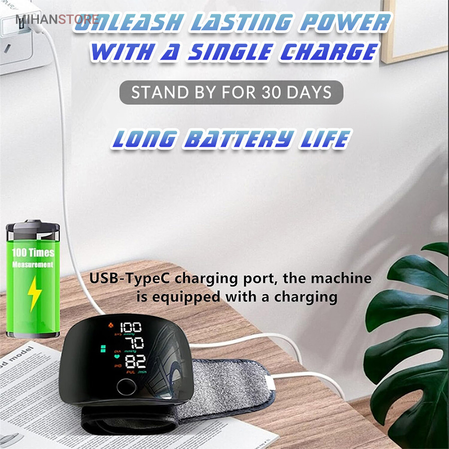 فشارسنج مچی Intelligent BP اندازه‌گیری دقیق فشار خون و ضربان قلب