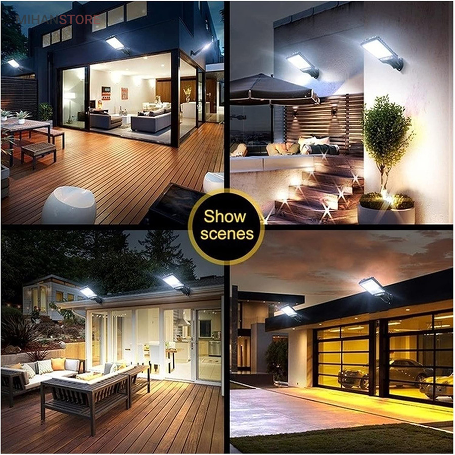 چراغ خورشیدی دیواری سنسوردار Super Bright ضد آب