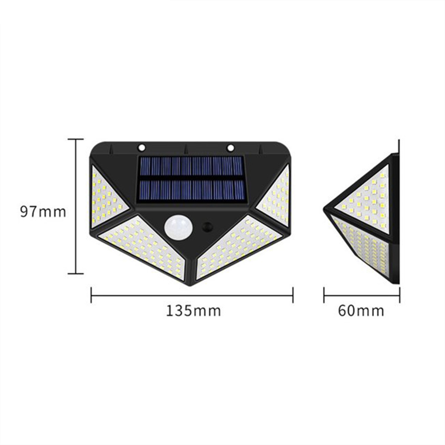 چراغ دیواری SMD خورشیدی Solar Plus