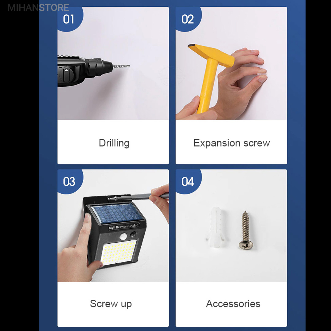 چراغ خورشیدی دیواری سولار لایت Solar Light